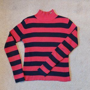 Ralph Lauren rib knit mock turtle neck sweater size S